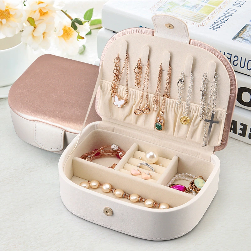  Earrings Ring Necklace Jewelry Portable Jewelry Box