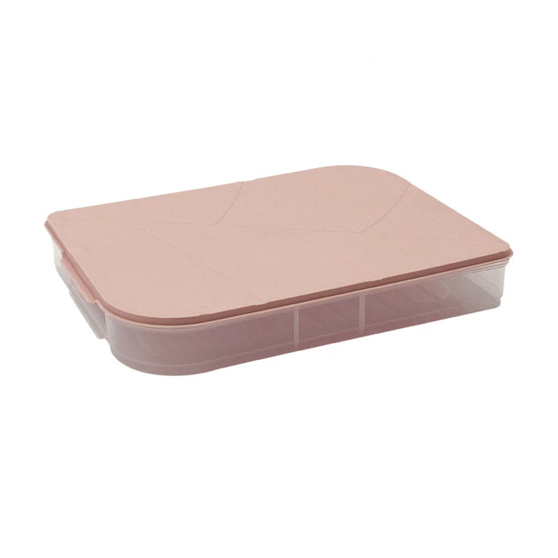Simple Quick Frozen Dumpling Wonton Box Kitchen Refrigerator Food Storage Fresh Keeping Box