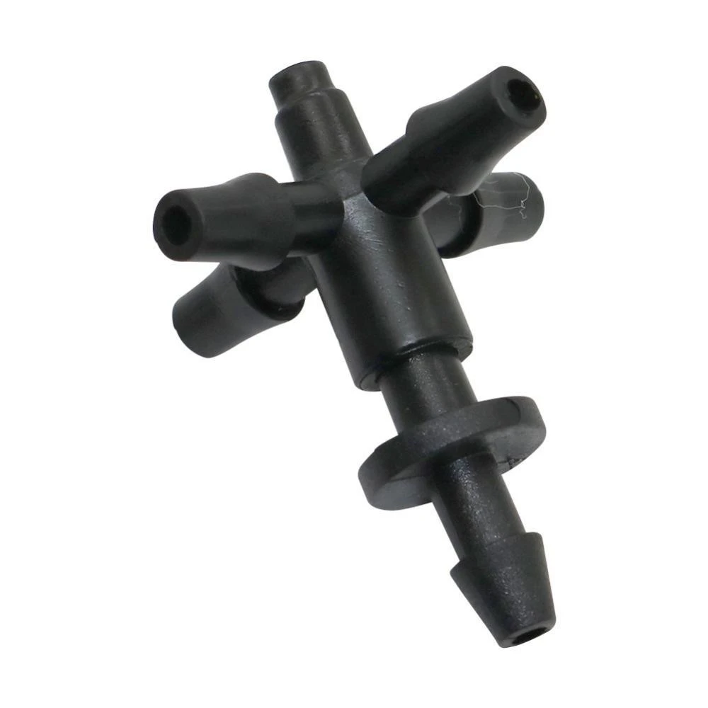 Drip irrigation 5-way Hose Splitters 4-way cross Connector G