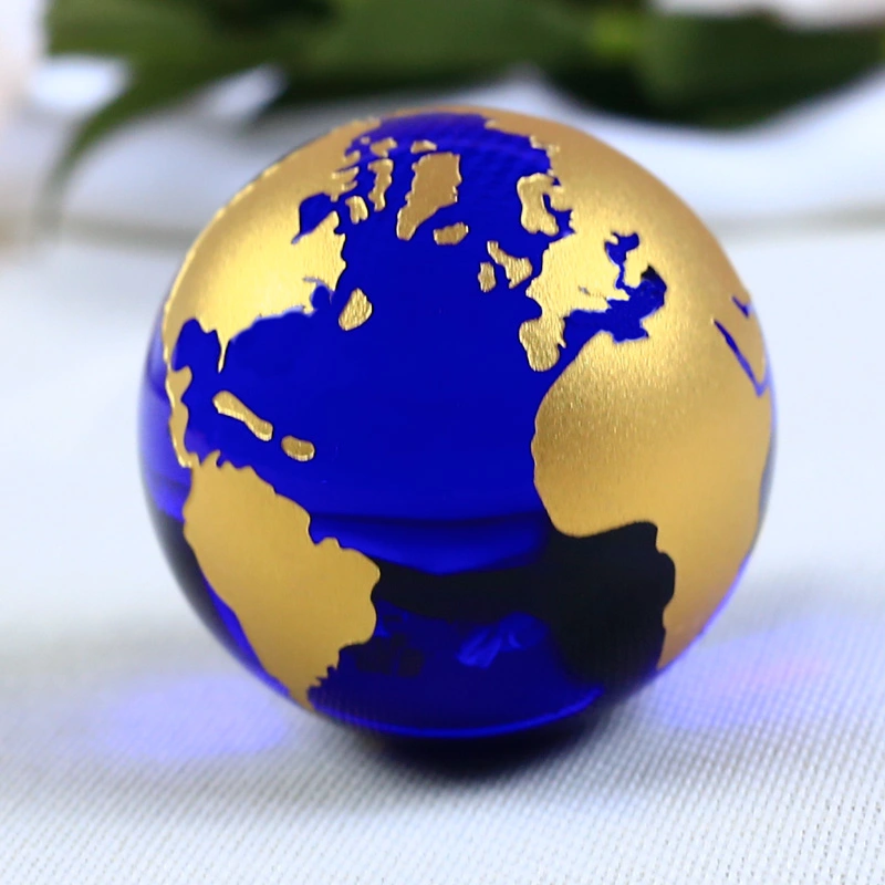 Crystal Earth Crystal Ball Gift Decoration Desk Decoration