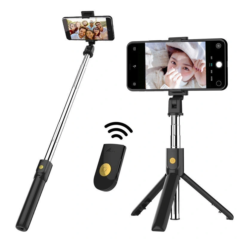 Compatible with Apple, Multifunctional K07 Bluetooth Selfie Stick Mini Remote Control Tripod