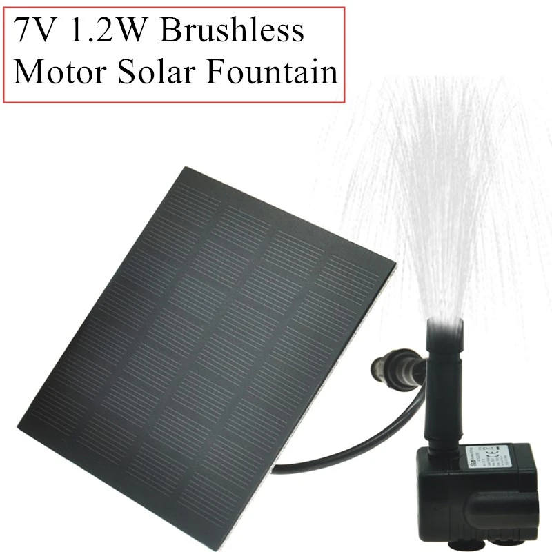 Solar Power Floating Fountain Square Solar Panel Water Pump