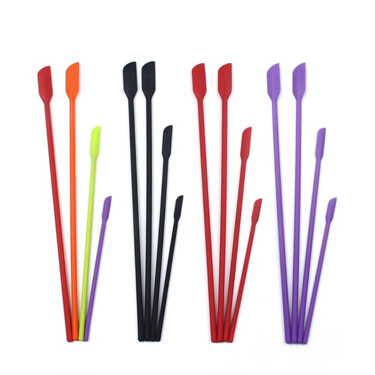 Small Tip Spatula Silicone Extension Cosmetic Bottle Spatula