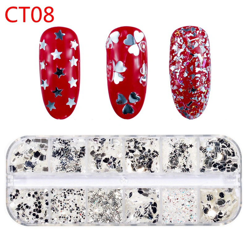 Chameleon Laser Two-Color Thin Sequins Nail Sequins