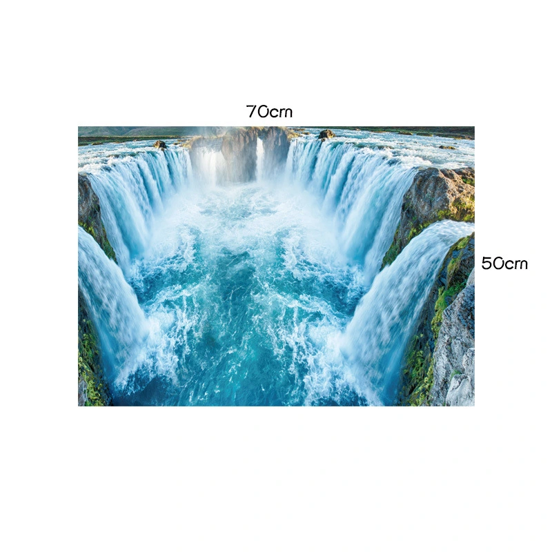 3D Waterfall Water Floor Stickers Decorative Stickers