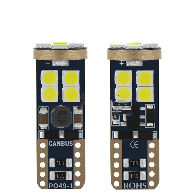 Car LED Width Light T10 3030 12SMD Decoding Canbus Car Width Light