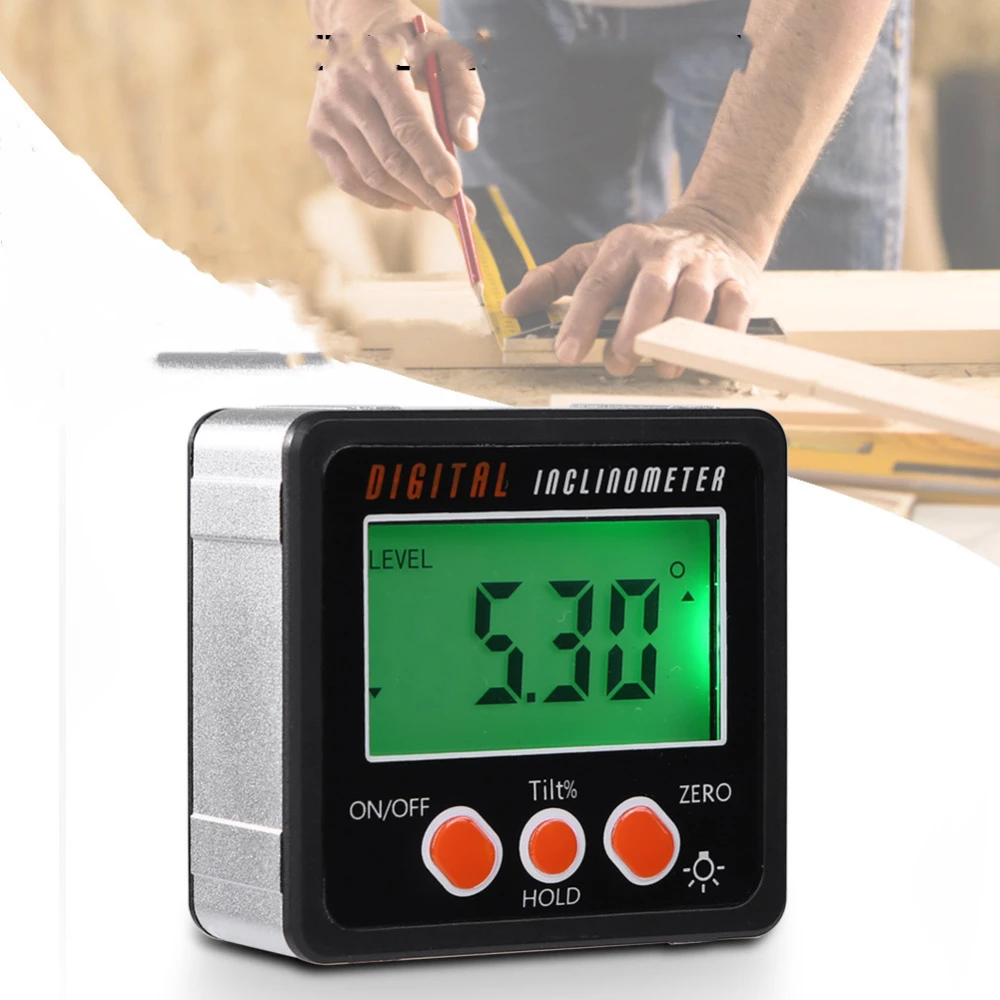 Electronic Digital Display Inclinometer