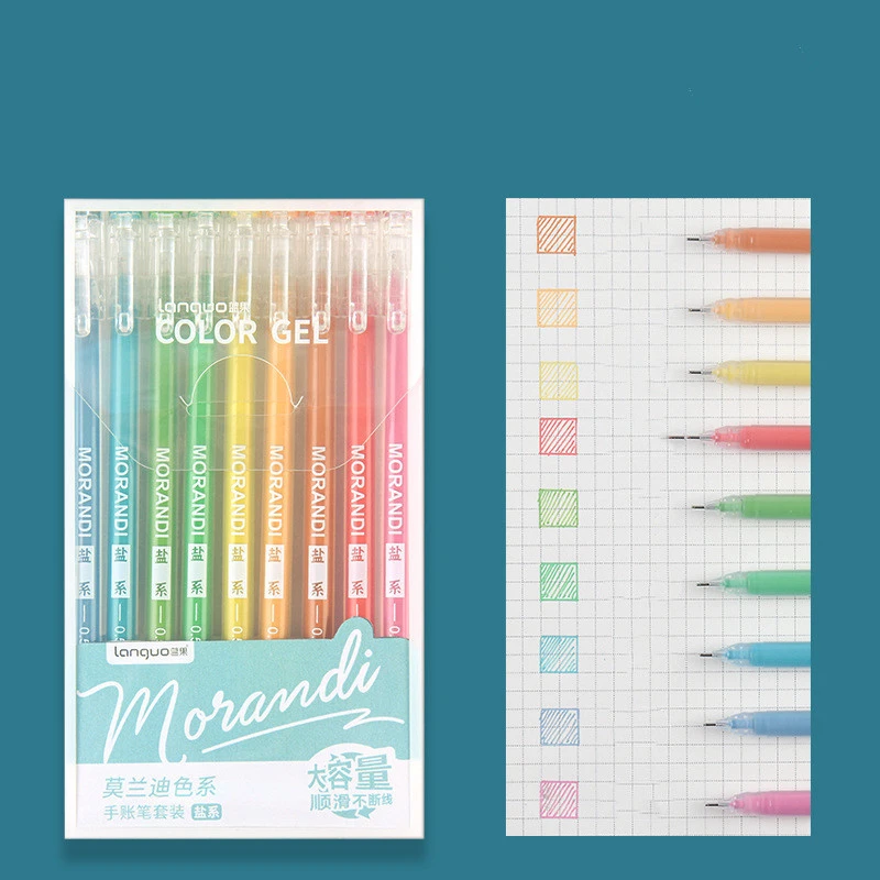 Morandi Hand Account Pen Retro Cap Color Gel Pen
