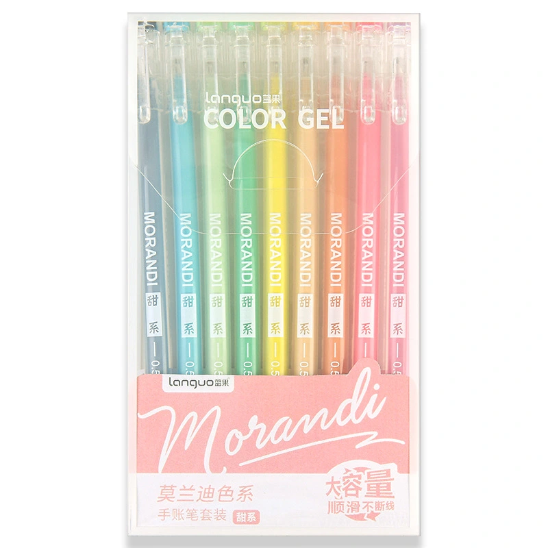 Morandi Hand Account Pen Retro Cap Color Gel Pen