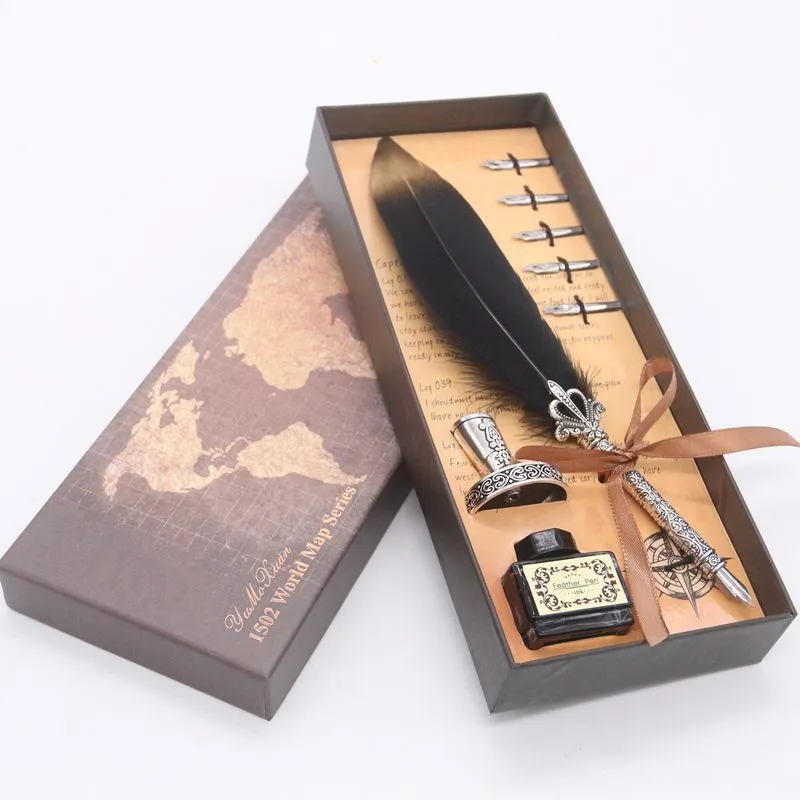 European Style Retro Fountain Pen Set Teacher's Day Gift Pen