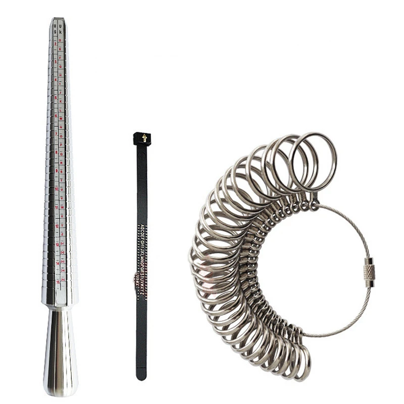 Finger Circumference Measurement With Soft Ruler Number Ring
