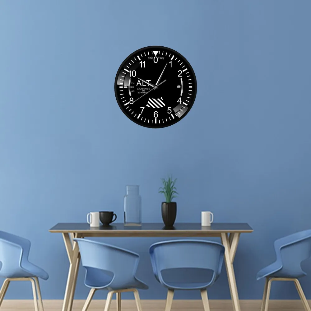 Modern Minimalist Time Plate Metal Wall Clock