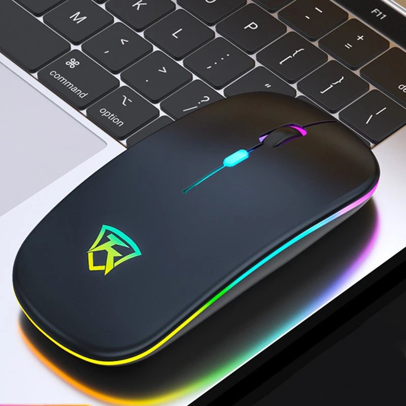 Ultra-Thin Glowing Silent Wireless Mouse