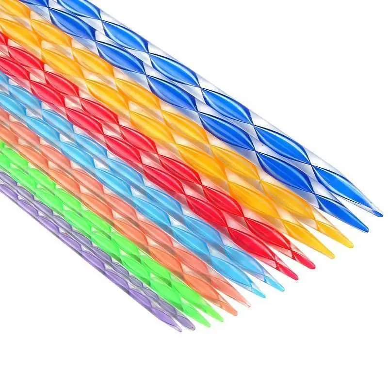 Double-head Crystal Needle Knitting Tool Scarf Needle