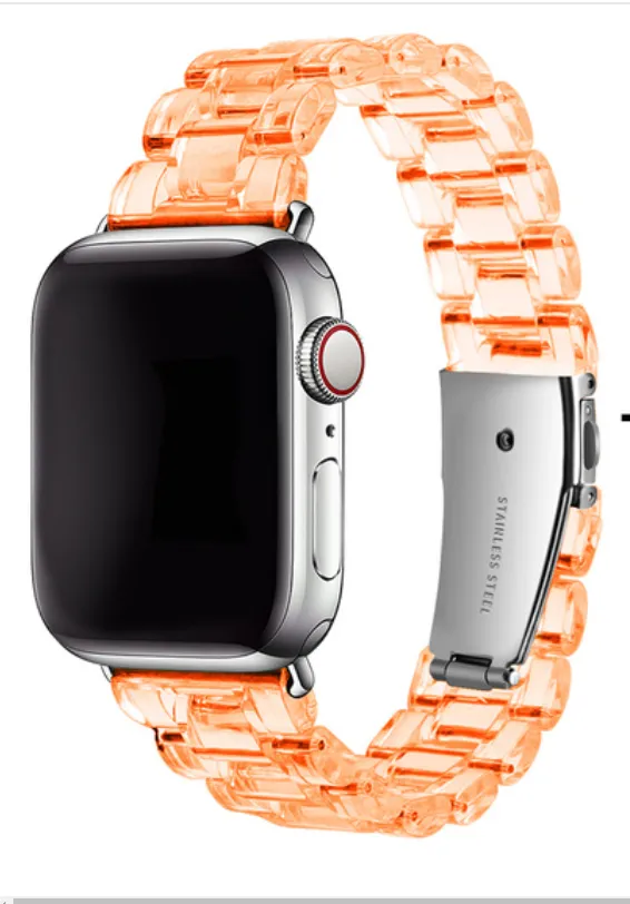 Apple Transparent Resin Strap