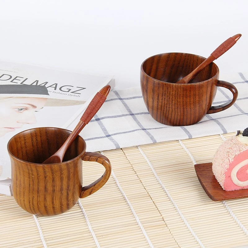 Wooden Cup Creative Jujube Wood Insulated Tea Cup