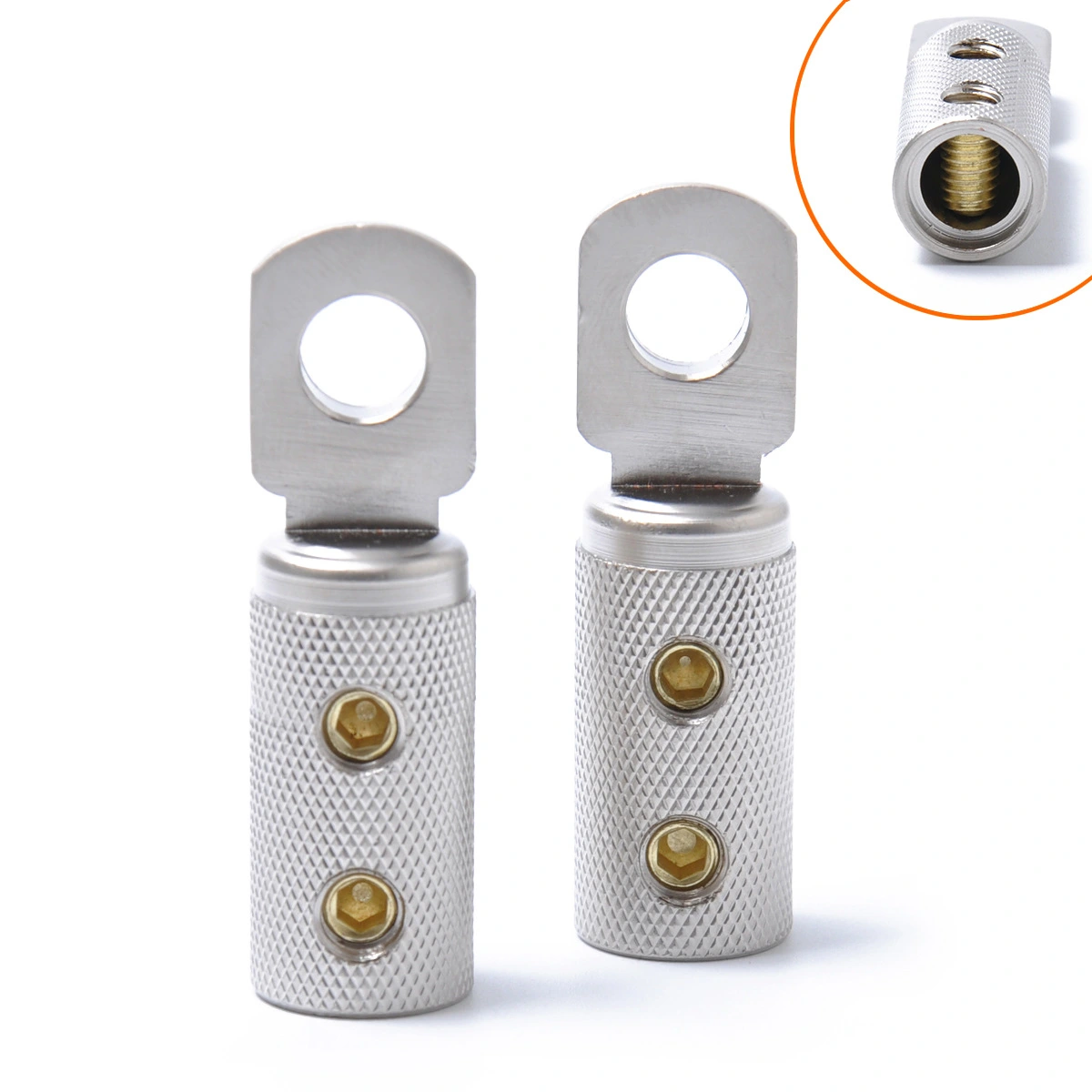 Car Audio Modified Round Zinc Alloy Terminal Block
