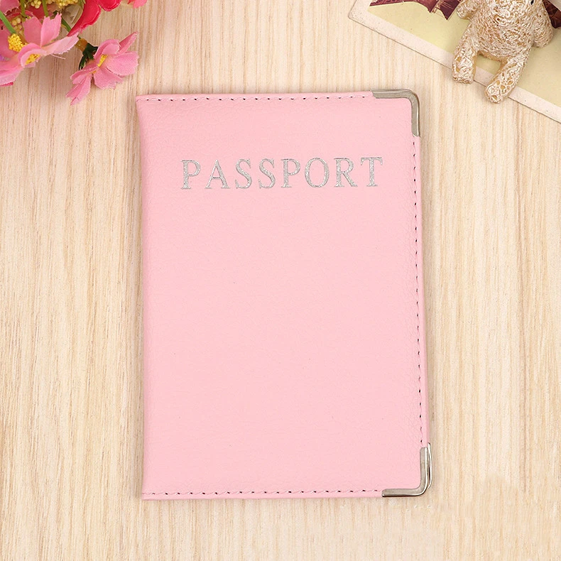 Pu Leather Passport Holder Passport Case