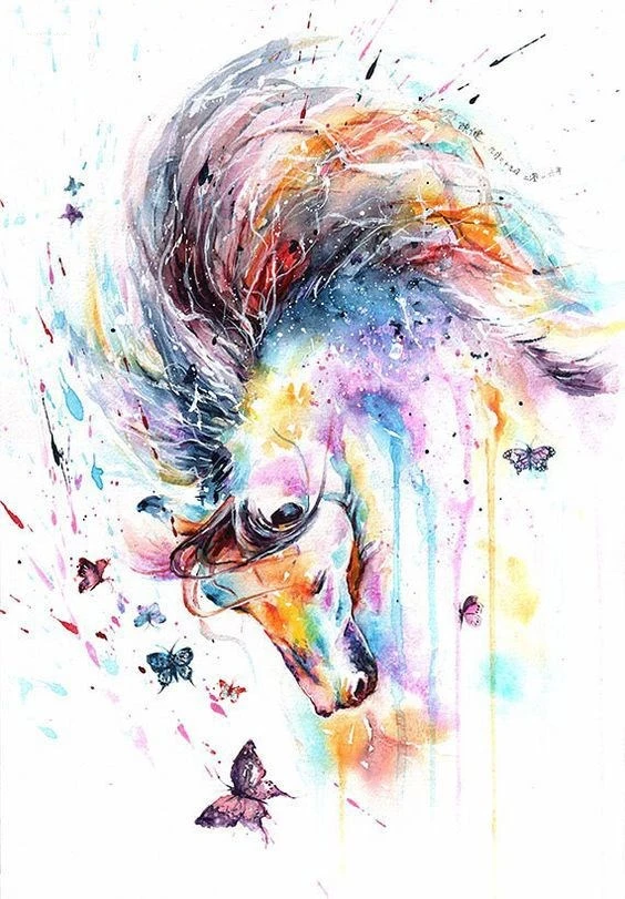 Horse Abstract New Diamond Painting Decorative Painting