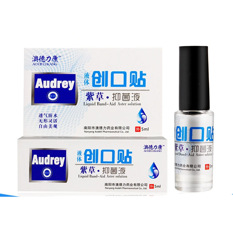 Aodeli Liquid Chuangke Gel Waterproof Transparent Protective Film Hemostatic Liniment 5ml