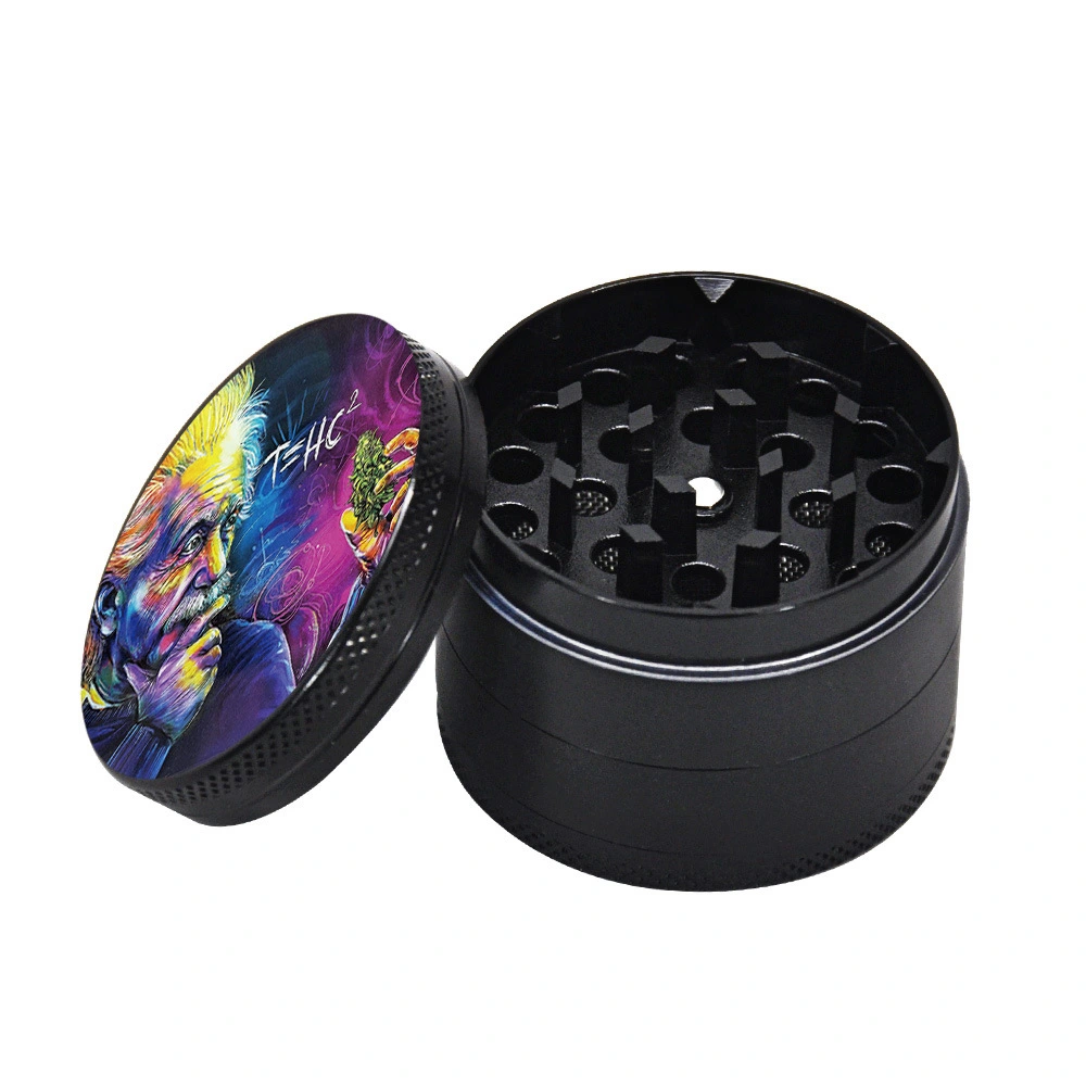 Physicist Einstein Pattern Zinc Alloy Grinder