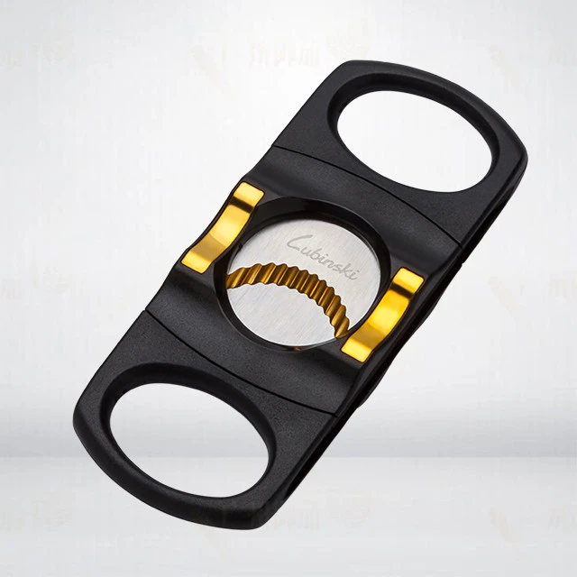 Large-Caliber Cigar Scissors With Cigarette Holder