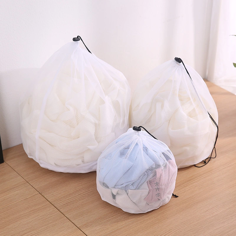 Clothing Care Washing Bag Underwear Bra Drawstring Thickness Care Washing Net Pocket Bag