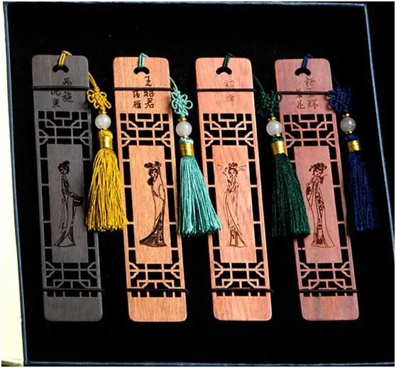 Novel Meilan Hollow Bamboo Bookmark