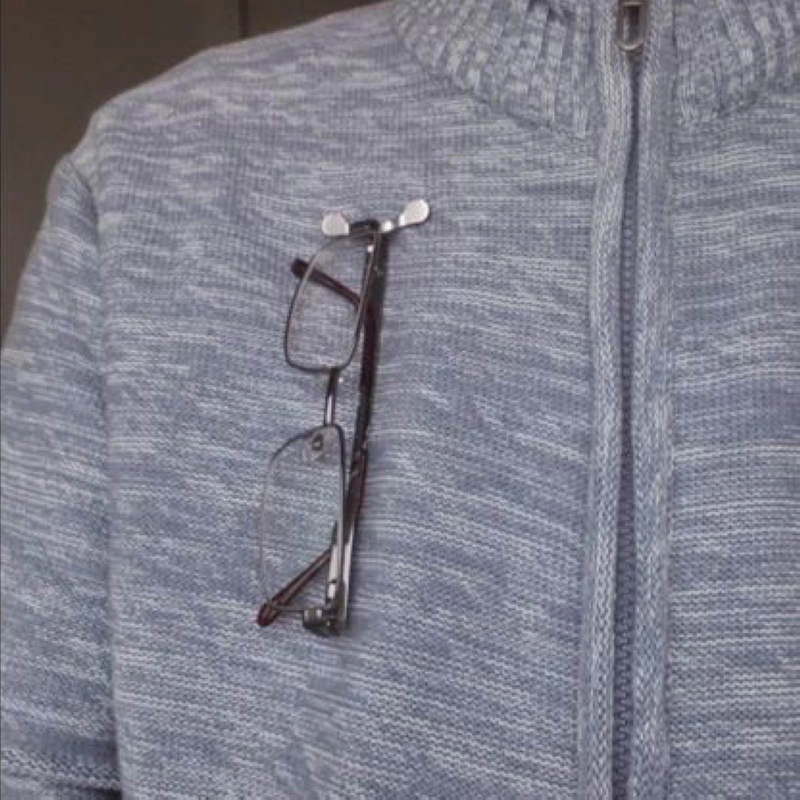 Magnet Glasses Clip Plating V Shaped Glasses Clip