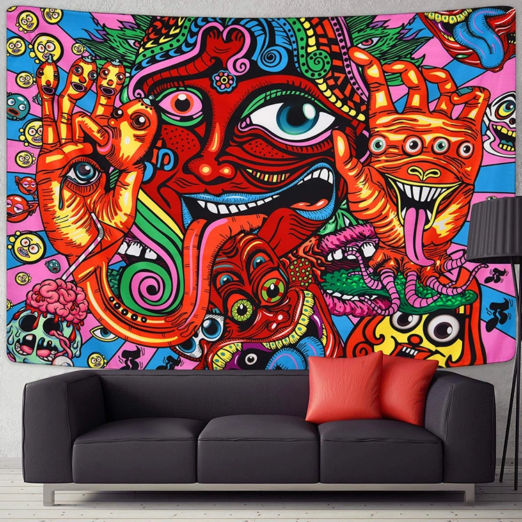 Bohemian Wall Cloth Hippie Style Fantasy Abstract Series Wall Cloth