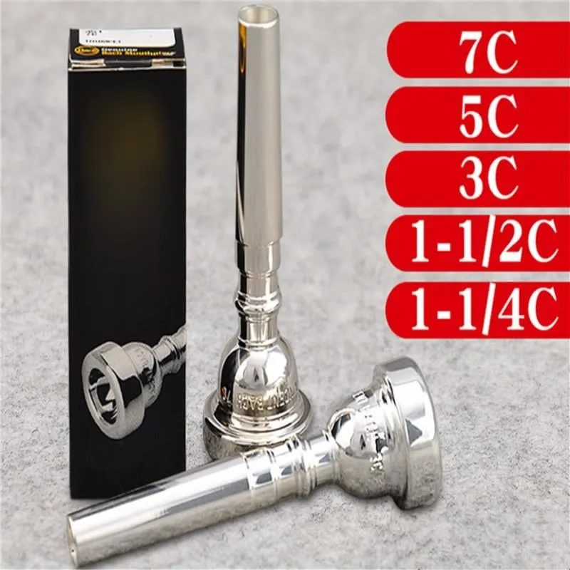 Pure Copper Plated Silver Beginner Trumpet Mouthpiece