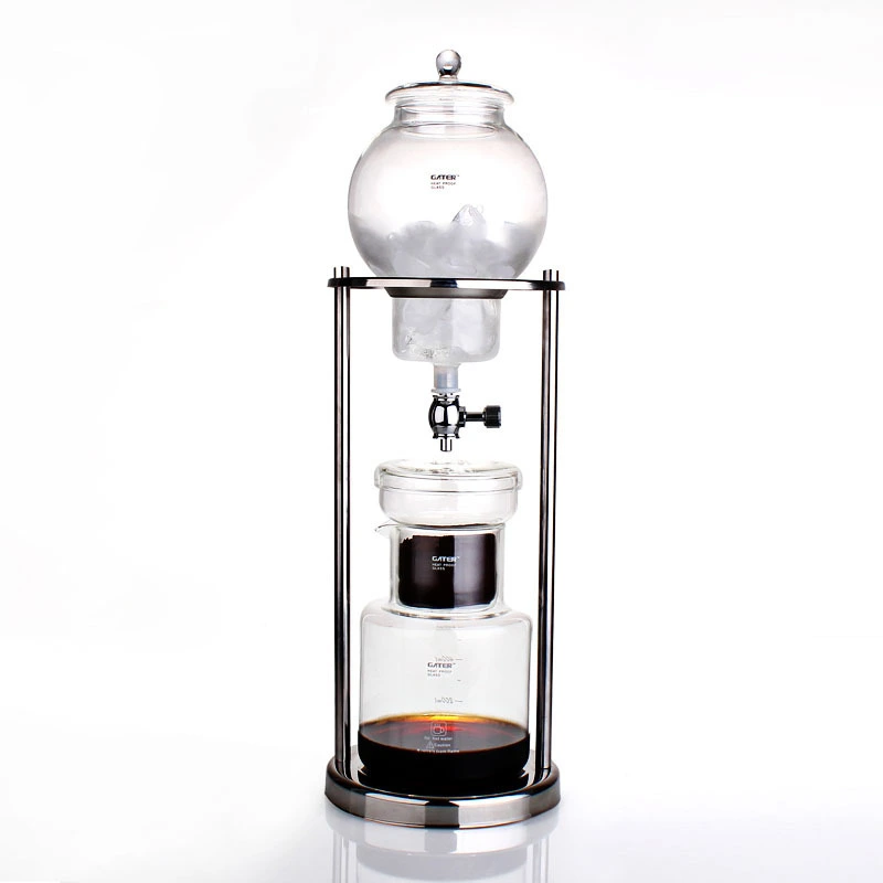 GATER Ice Drip Pot Stainless Steel Ice Brewing Coffee Appliance