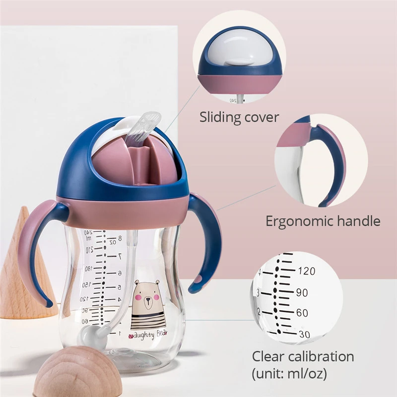 Tritan Material Baby Bottle Wide-bore Drinking Cup