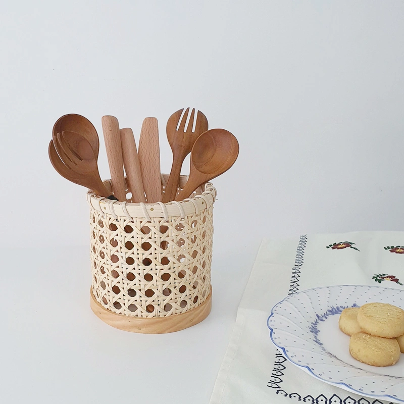 Square French Woven Storage Basket