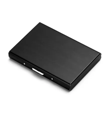 Anti-theft Brush Metal Card Holder For Men And Women Stainless Steel
