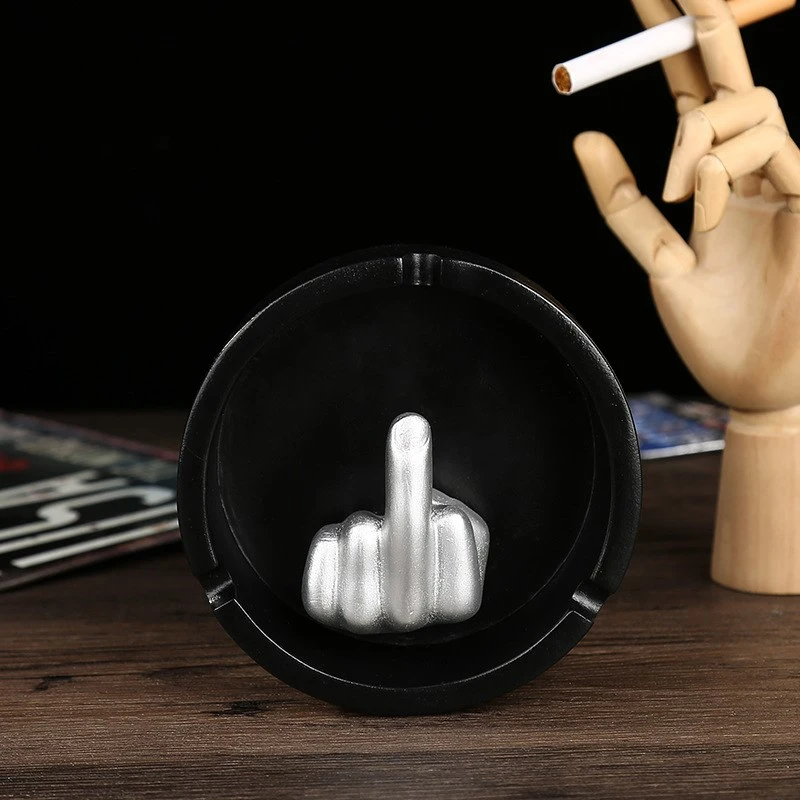 Home Creative Gift Middle Finger Ashtray