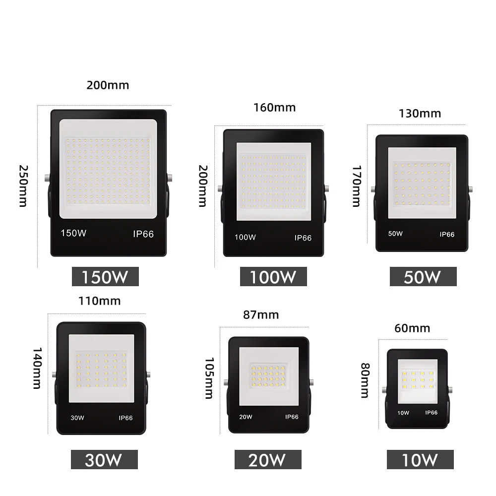 LED Flood Light 10W 50W 100W 150W flood Light