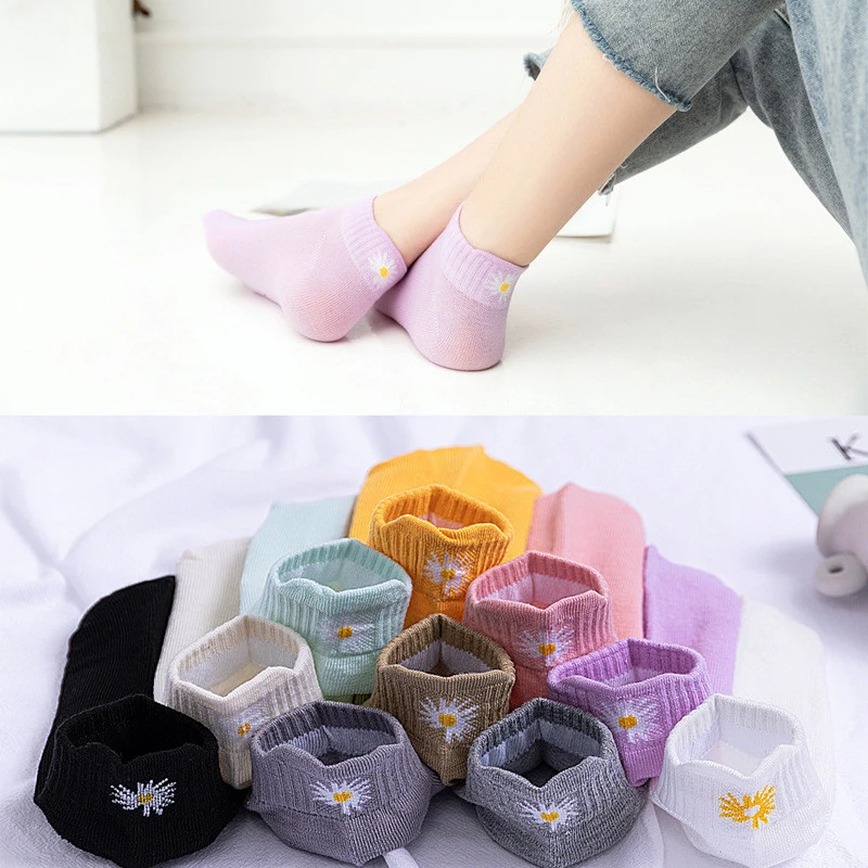 Socks Women's Boat Socks Double Stitch Socks Floor Socks