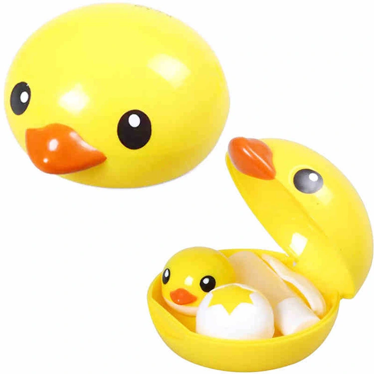 Cute Little Yellow Duck Contact Lens Case