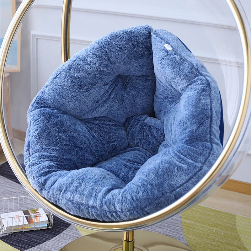 Round cradle hanging chair hanging basket bird's nest rattan chair cushion lazy surrounded thick cushion