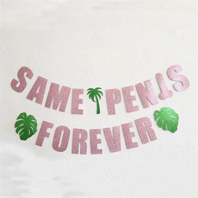 Hawaiian Wedding Decoration Garland Bachelor Party Turtle Back Leaf Flag
