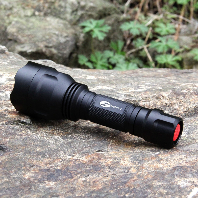 Strong Light Flashlight Aluminum Alloy Outdoor Household Small Night riding Waterproof LED Rechargeable