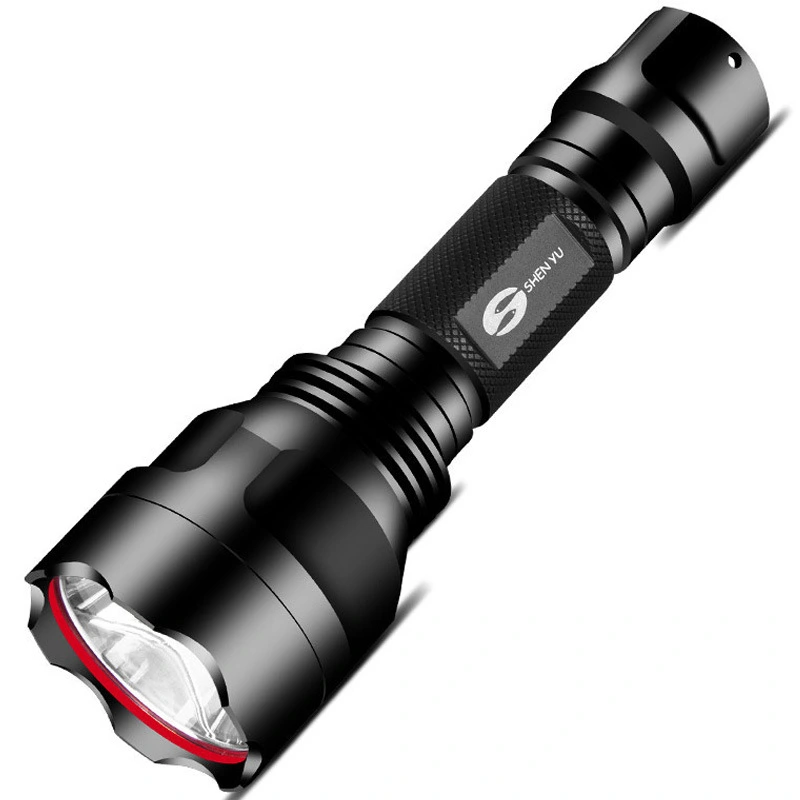 Strong Light Flashlight Aluminum Alloy Outdoor Household Small Night riding Waterproof LED Rechargeable