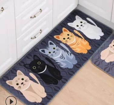 Door Entry Door Stepping Mat Bathroom Anti-slip Mat Cartoon Bathroom Carpet Bedroom Living Room Carpet