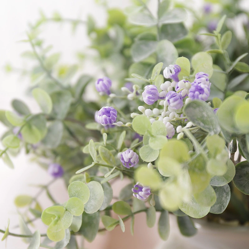 Artificial Flowers Eucalyptus Leaves Gypsophila Bunches Home Decoration Fake Flowers