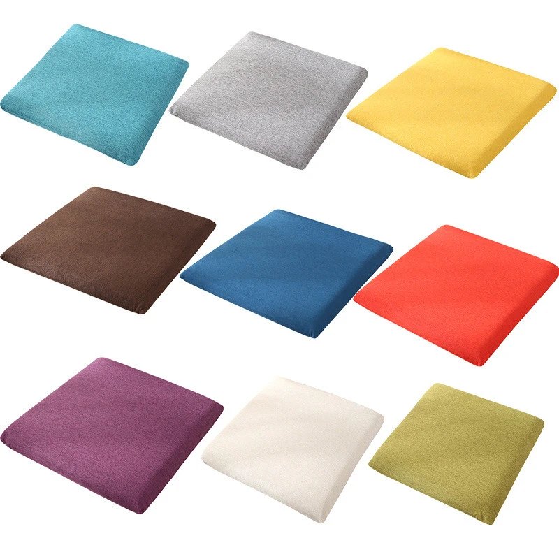 Nordic Solid Color Memory Foam Cushion Four Seasons Breathable Butt Cushion