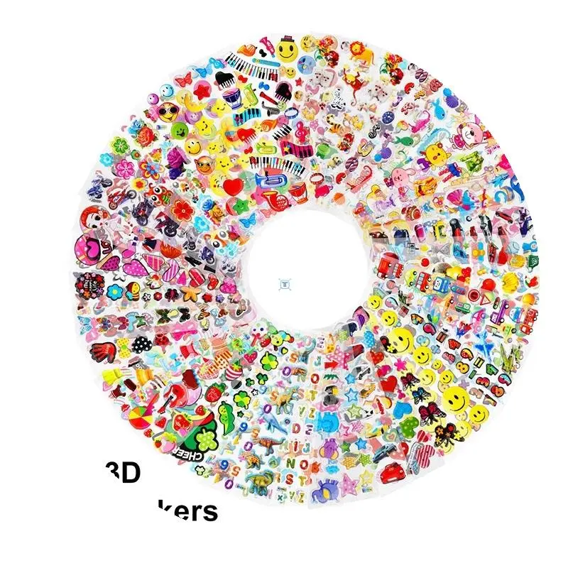 KiDS SticKerS 40 20 Different SheetS 3D Puffy BulK SticKerS