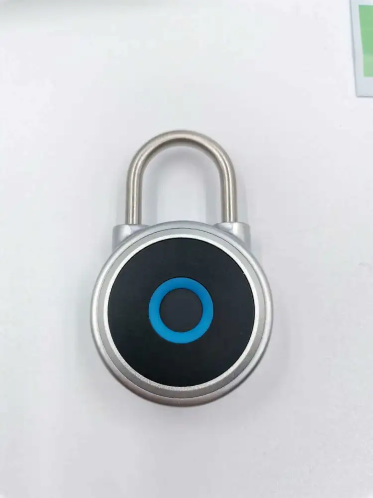 Anti-Theft Fingerprint Lock For Gym Locker Anti-Lost Easy To Carry Rechargeable Fingerprint Padlock