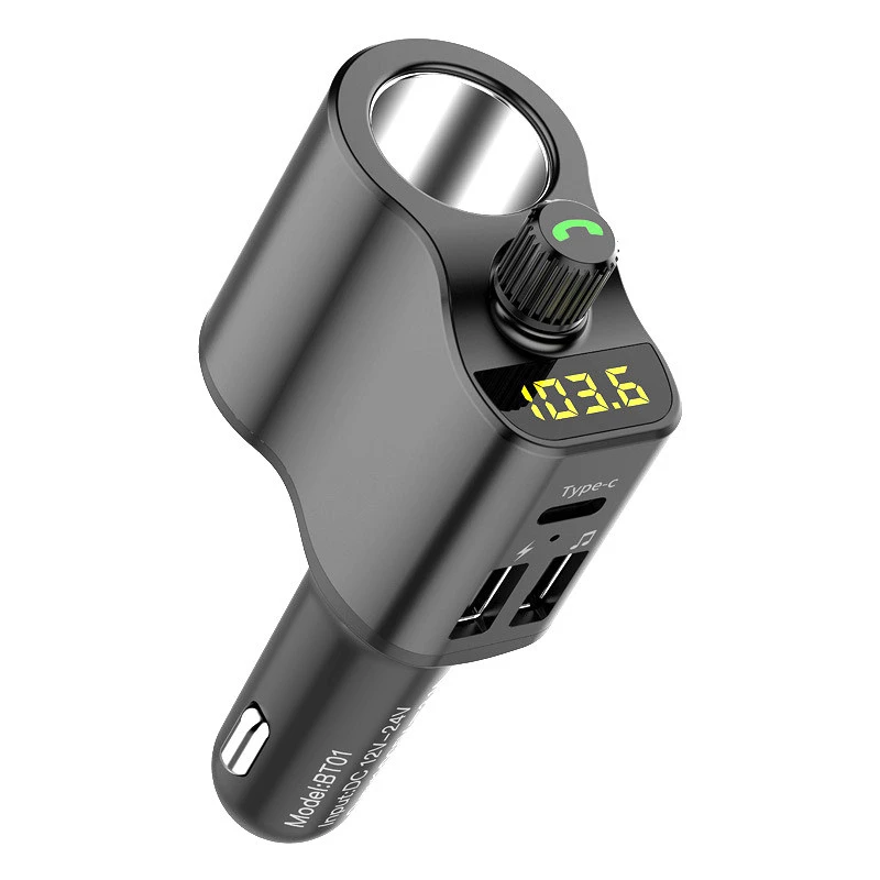 Car Supplies Bluetooth Receiver Hands-free Call Fm Transmitter