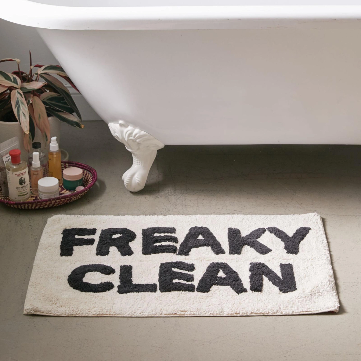 Weird Clean Series OfFun Bathroom Floor Mats, Absorbent Non-Slip Mats, Door Bathroom Carpets